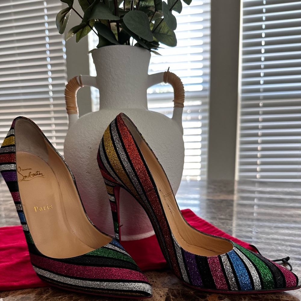 Beautiful Christian Louboutin multi color